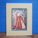 Spring Rabbit in Gown 5"x7" Matted Art Print (EC-ART301)