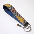 Cat Fabric Beaded Key Chain Fob (EC-FOB101)