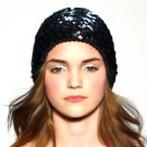 Black Sequin Hat
