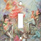 Musical Fairies Single Switchplate New Handcrafted USA