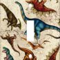 Dinosaur Toss Single Switchplate Cover Handcrafted USA