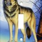 Timber Wolf Single Switchplate Cover Handcrafted USA
