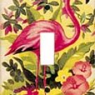  Flamingo Single Switchplate Cover Handcrafted USA