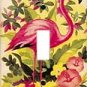  Flamingo Single Switchplate Cover Handcrafted USA