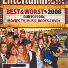 Entertainment Weekly mag - #1027/1028 dbl iss, December 26, 2008 - Best & Worst of 2008 cover