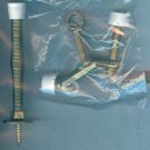 Hardware: lot of brass door stops - spring and hinge pin styles