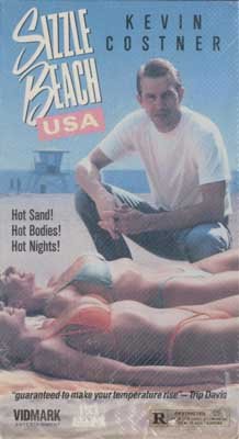 Sizzle Beach USA VHS - Kevin Costner, early film role
