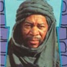 Robin Hood: Prince Of Thieves trading sticker #2 from the 88-card, 9-sticker set - Morgan Freeman