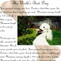 Personalized artwork: dog bone design + your photo + your message