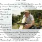 Personalized artwork: golf design + your photo + your message