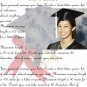 Personalized artwork: graduation design + your photo + your message