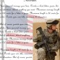 Personalized artwork: US flag design + your photo + your message