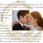 Personalized artwork: wedding rings design + your photo + your message