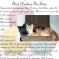 Personalized artwork: yarn (cat) design + your photo + your message