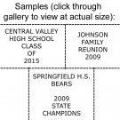 Personalized T-shirt art to mark a memorable event