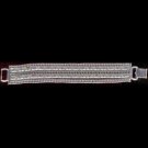 Silver-tone multi-strand bracelet
