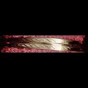 Gold-tone bangle bracelet