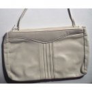 Genuine leather purse - beige - new