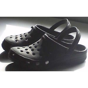 Shoes - crocs type - black - size women's 8/9 - new