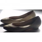 Shoes - beige leather flats - "Faye" by Bellini - size 8.5 M