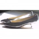 Shoes - silver leather pumps - "Lora" by Concordia - size 8.5 M