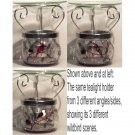 Yankee Candle Winter Birds Crackle 3-Piece Tealight Holder (candle not included)