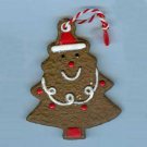 2008 Hallmark Gold Crown Exclusive Gingerbread Cookie Ornament - Christmas Tree
