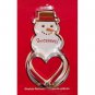 2010 Hallmark Snowman and Heart Cookie Cutter Set with Recipe - New In Packaging