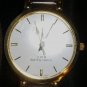 MENS PERSIO SILVERTONE & GOLDTONE LUXURY ULTRA THIN WATCH PRE- OWNED