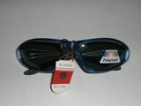 Mens Blue & Silver C.E. Sports Wrap-around Sunglasses Model#9451pol