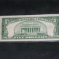 1928E Legal Tender VF $5.00 Dollar Bill RED SEAL