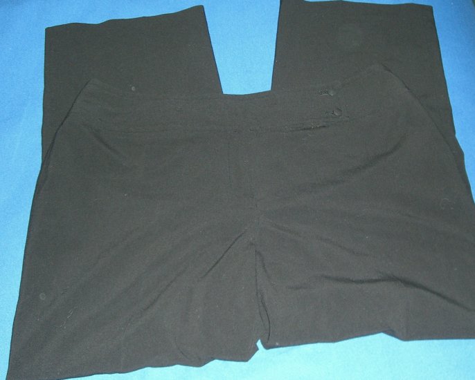 Pantology Black Womens Slacks