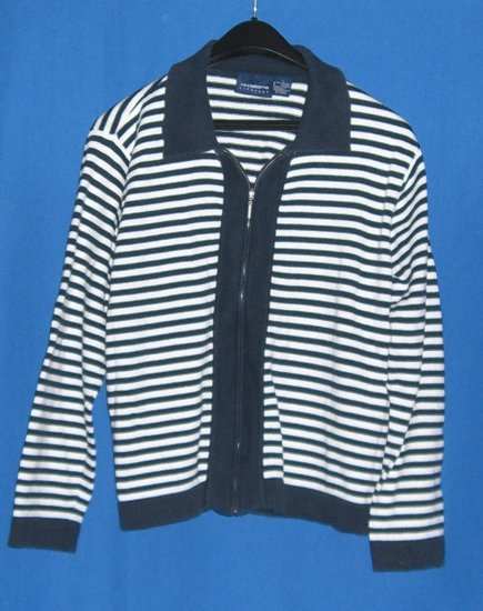Liz Claiborne Womens Zipup Knitted Sweater