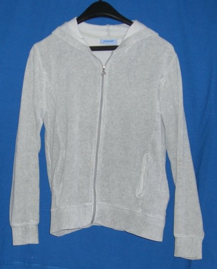 Pacer by Karen Scott Gray Zip Up Hooded Sweater