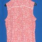 IZOD Coral Printed V-neck Sleeveless Top
