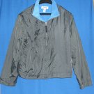 Q & A Grey / Blue Reversible Windbreaker Jacket