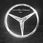 Original Mercedes Embelem 3 3/4 inches. Pre-owned Excellent