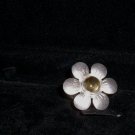 Womens .925 Sterling silver flower ring Pre-owned
