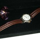 Advance Mens Leather Band Wrist watch Night Light Quartz