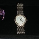 CTNY Designer Mens Wristwatch White Pearl Face & Diamond