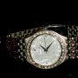 CTNY Designer Mens Wristwatch White Pearl Face & Diamond
