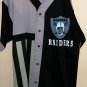 Custom Made Silk Screen Mens Raider Button Up Base ball style shirt
