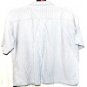 Anchor blue Grey & White Mens Short Sleeve Button up shirt Pre-Washed