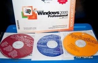 Microsoft 2000 Professional W2K SP4 Built on NT Technology For Gateway Pc Only