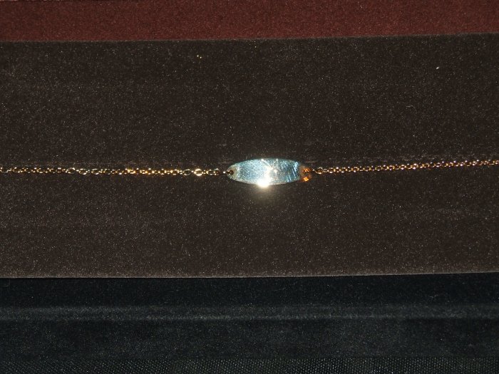 PlayBoy Playmate Designer Gold Tone Anklet