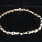 Italian .925 Sterling Silver Mens Rope Silver Bracelet