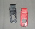 2 Ipod Shuffle Leather covers Black & Red New
