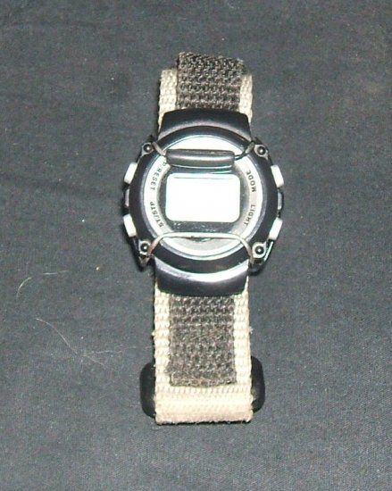 men's digital watch with velcro strap