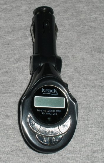 Krack MP3 FM MODULATOR SD MMC USB PRE-OWNED