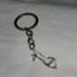 White Steel Womens DESIGNER OPEN TOE PUMP KEYCHAIN